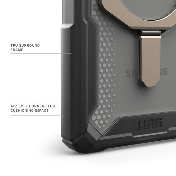 Чехол UAG Plasma XTE для Samsung Galaxy S25 Ultra тонированный/титан (Ash/Titanium) (214467113136)