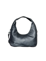 Сумка женская повседневная из экокожи черная QOZA