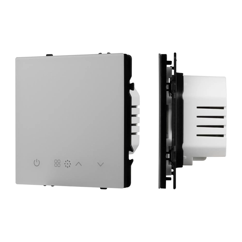 Терморегулятор SWT-NOBE-MTE-SFPL-IS (электрический тёплый пол) (Arlight, Никель) 061904