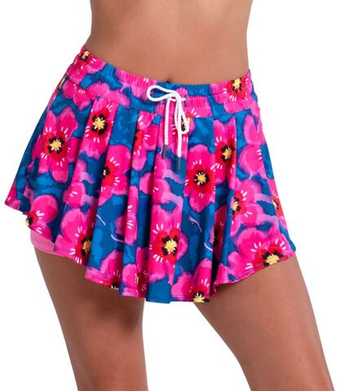 Теннисная юбка Lucky in Love High Waist Super Bloom - multicolor