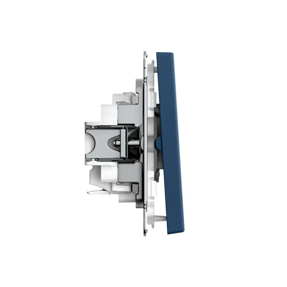 ARTGALLERY 2-клавишный ВЫКЛЮЧАТЕЛЬ, 10АХ, механизм, быстрозажим. клем., АКВАМАРИН