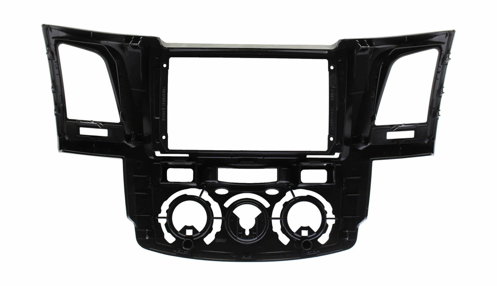 Переходная рамка магнитолы TOYOTA HILUX, FORTUNER 2005-2008 (авто с кондиционером) 9 дюймов