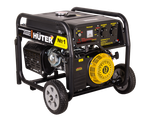Портативный бензогенератор Huter DY6500LX с колесами