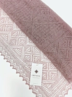 Оренбургский пуховый палантин А16070-06 магнолия