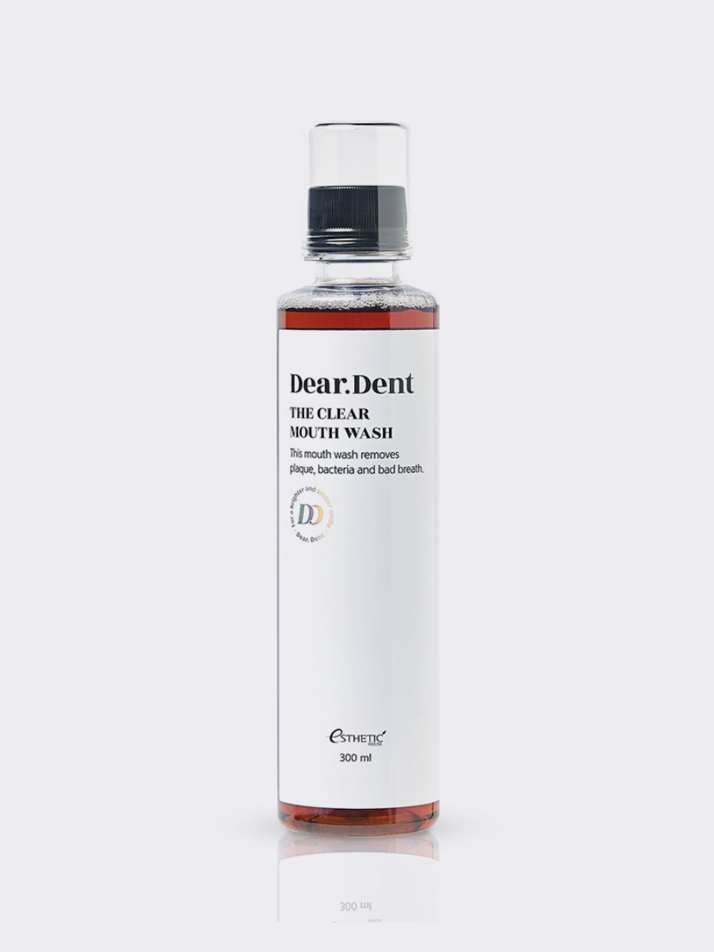 [ESTHETIC HOUSE] Dear.Dent The Clear Mouth Wash -  Ополаскиватель для рта АНТИБАКТЕРИАЛЬНЫЙ, 300 мл
