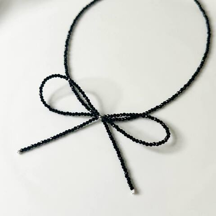 Колье-чокер "Бант" со шпинелью