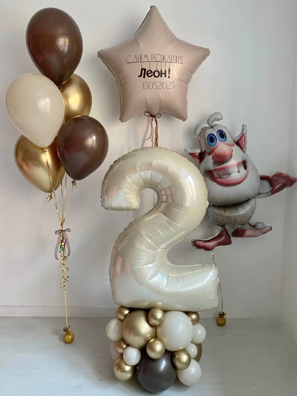 Воздушные шары на 2 года Буба №3207