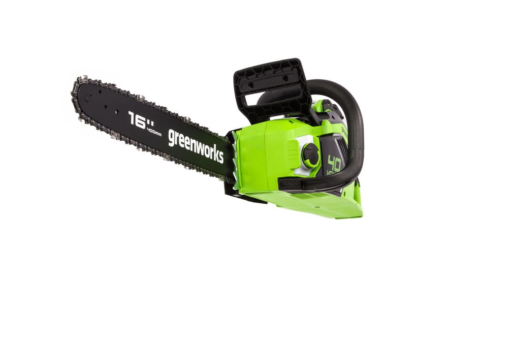 Аккумуляторная цепная пила Greenworks GD40CS18K4,2005807UA, 40v, 40 см, АКБ 2 А·ч и ЗУ