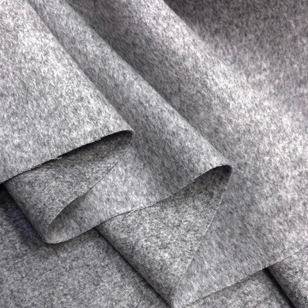 Пальтовая Шерсть Серая (отрез)