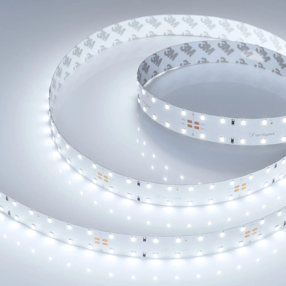 Светодиодная лента RT-A140-20mm 24V White6000 (22 W/m, IP20, 2835, 4.7m) (Arlight, Открытый) 028111(2)