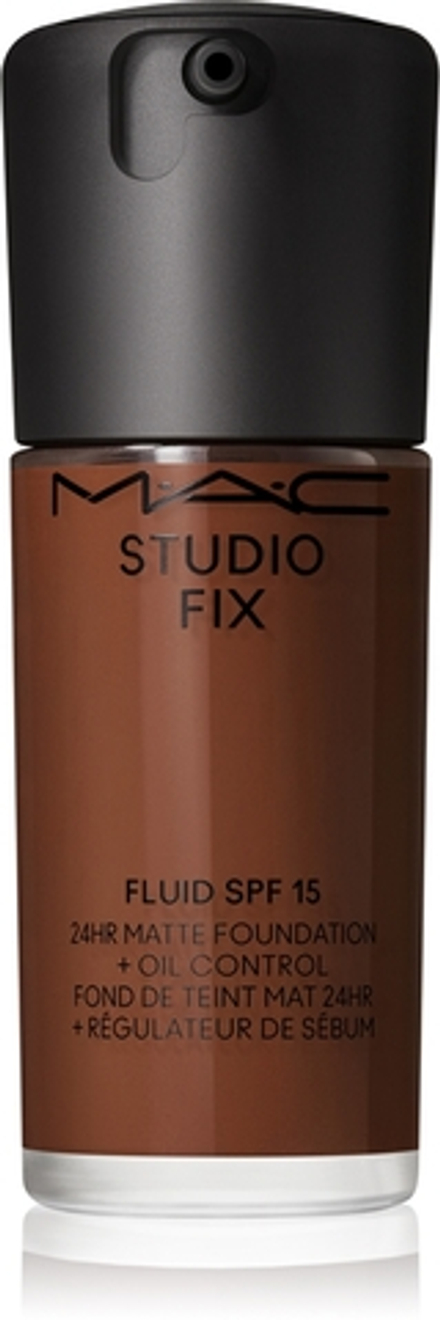 MAC Cosmetics Studio Fix Fluid SPF 15 24HR Matte Foundation + Oil Control - Тональная основа матирующая SPF 15 оттенок NW55, 30 ml