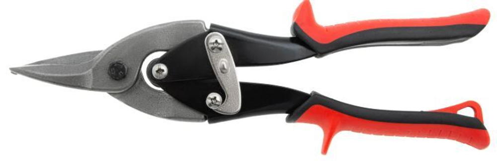 Ножницы по металлу Matrix, 250мм, двухкомпонентная рукоятка, прямой рез