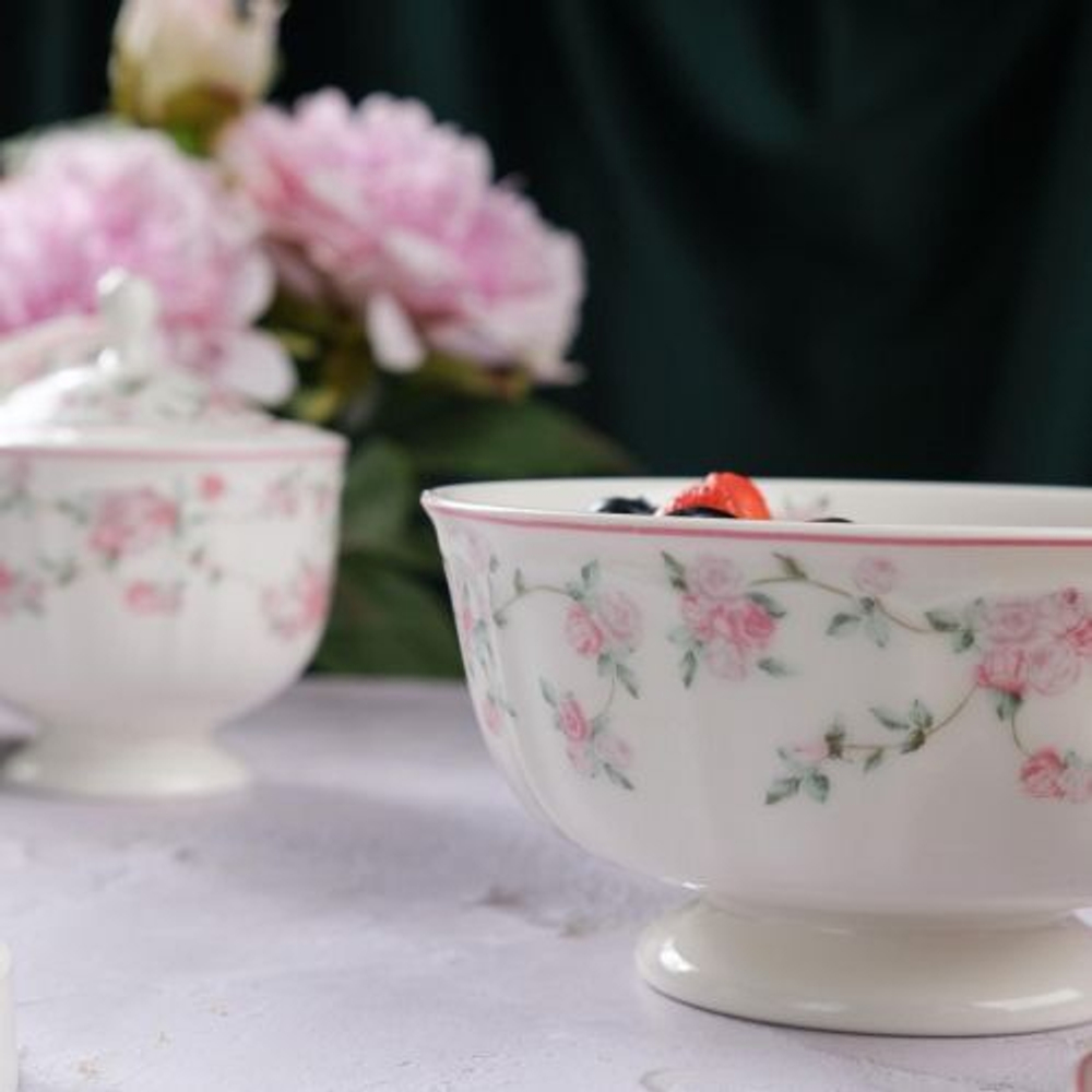 Салатник d=14 cм,фарфор "NOBLE" серия "Retro Ritz-La Vie En Rose"