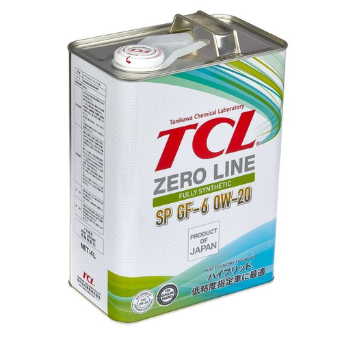 Масло моторное синтетическое TCL 0W20 Zero Line Fully Synth Fuel Economy 4л