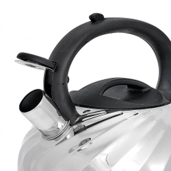 Чайник со свистком 3 л из нержавеющей стали, индукционное дно WEBBER BE-0590 черный