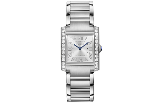 CARTIER TANK DE Quartz Movement 30m Water Resistance Women"s Watch Watch 32mm 32*27mm Silver Dial