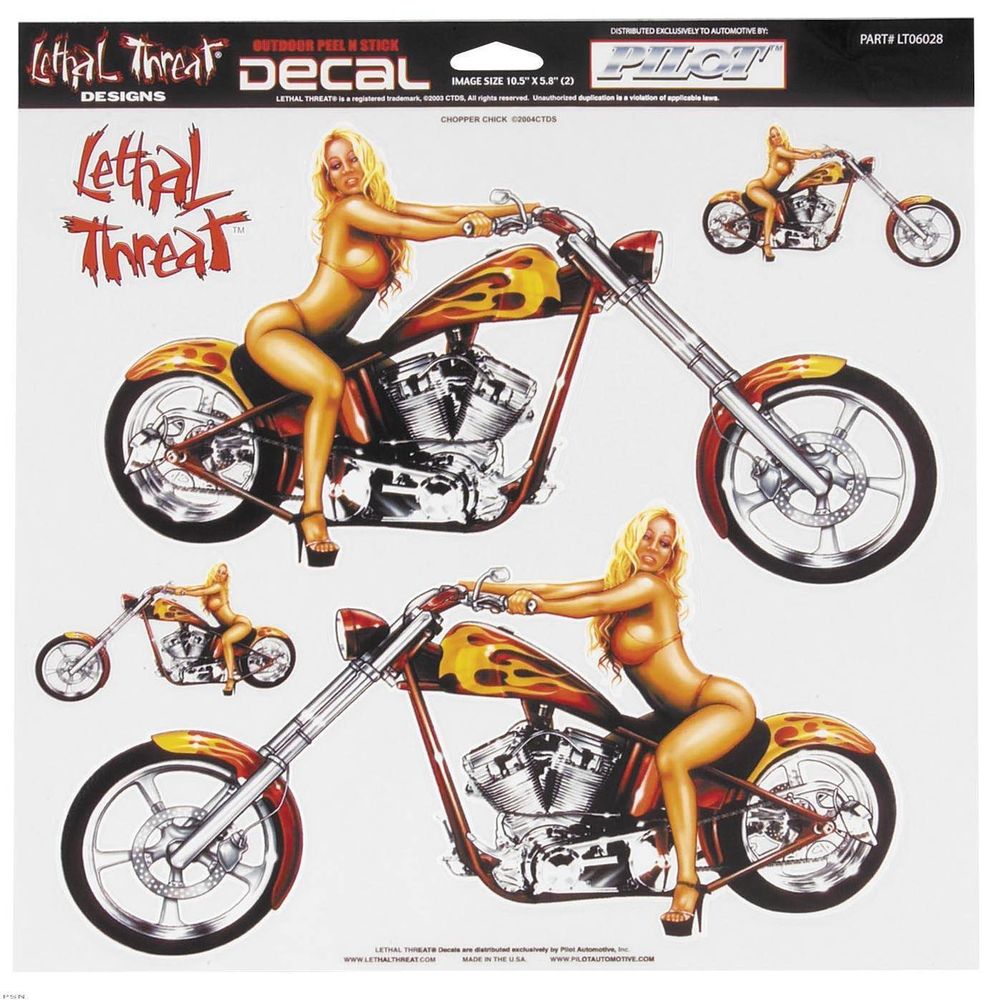 Комлпект наклеек Chopper chick