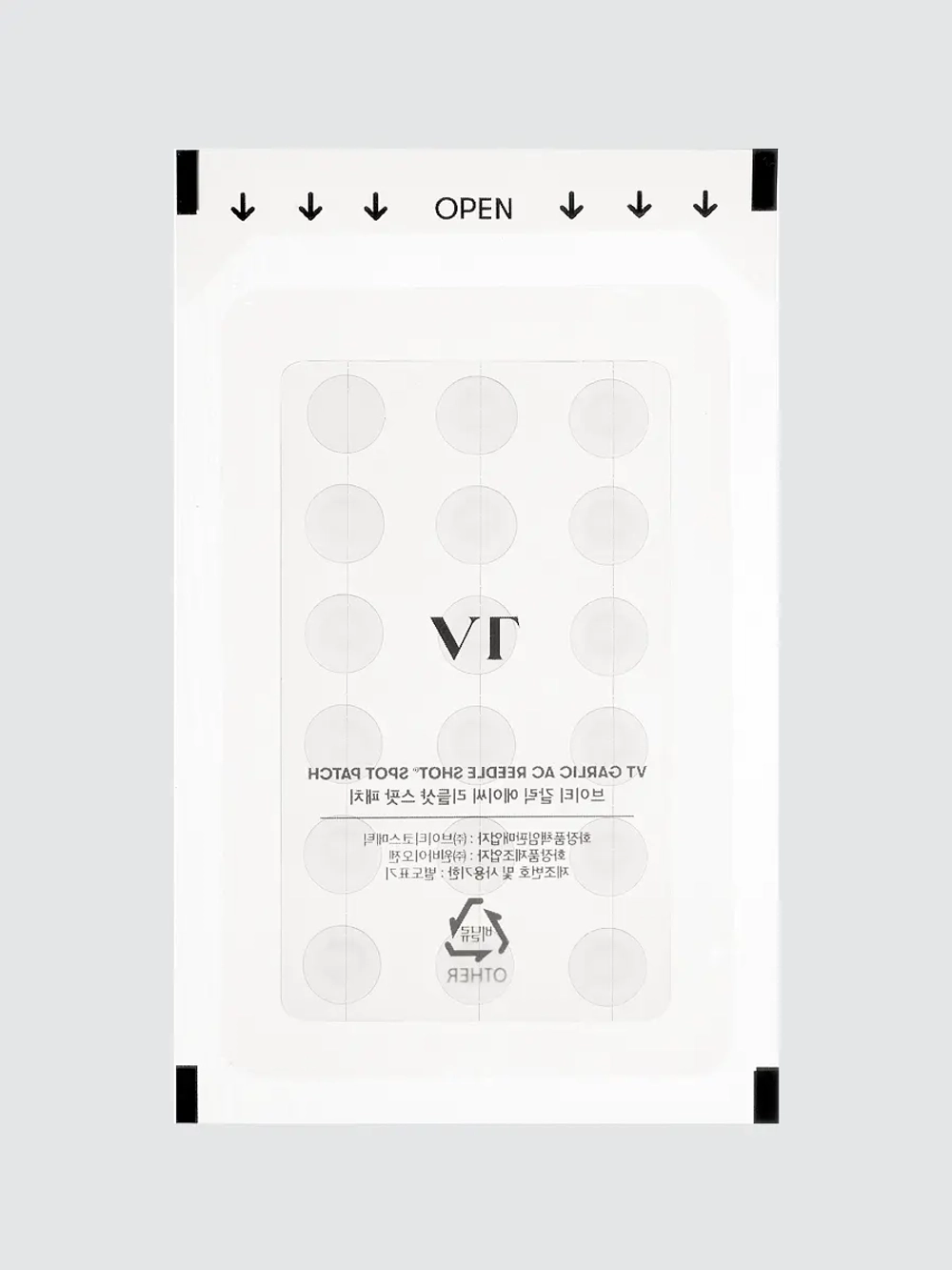 VT Cosmetics Патчи против акне с экзосомами чеснока и микроиглами Garlic AC Reedle Shot Spot Patch 48 шт