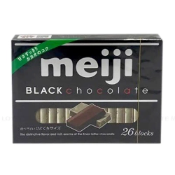 Шоколад Meiji Black тёмный горький