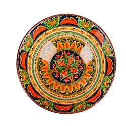 Салатник "Arabesque" (оранжевый) d=16см v=800мл (min12) (транспортная упаковка)