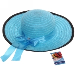 Шляпа женская с широкими полями «TiraMiSu- Бэлла», микс 6 цветов, р58, ширина полей 11 см