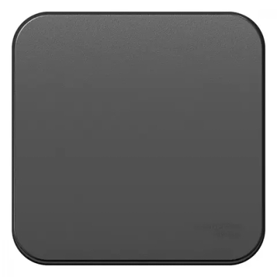 BLANCA О/У 1-клавишный ВЫКЛЮЧАТЕЛЬ (сх.1) ИЗОЛ.ПЛ., 10А, 250В, АНТРАЦИТ