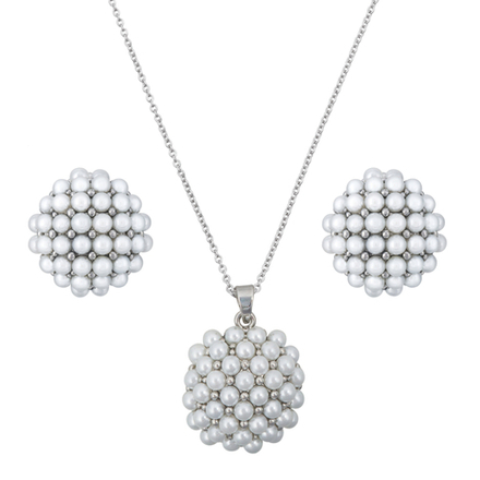 Комплект Fiore Luna, колье и серьги SG208407E-001 S