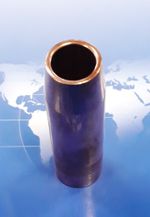 345P022171 Газовое сопло коническое Ø16/75.5 мм., для сварочных горелок MIG/MAG TBi