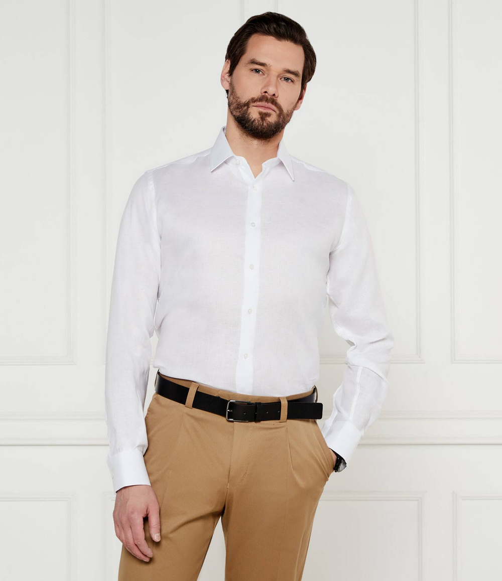 Льняная рубашка Karl Lagerfeld - белый(605000 552667)