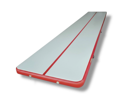 Надувная акробатическая дорожка гимнастическая "StarTrack" - 10х2х0,21м. (ЦВЕТ:СЕРЫЙ)