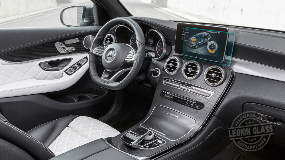 Защитное стекло Mercedes GLC (X253) 2015-2019 Монитор 8,4"