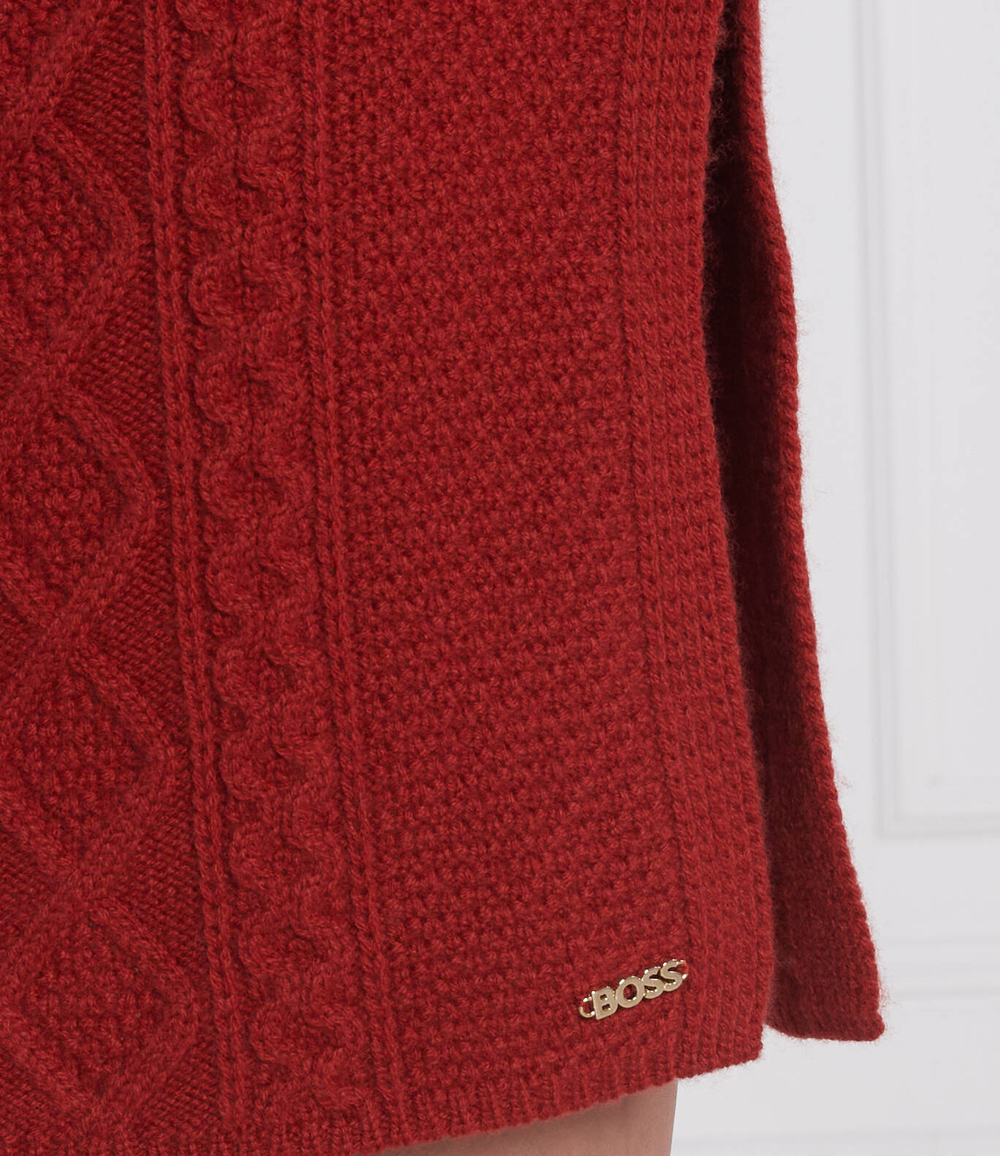 хлопковая юбка fentana BOSS BLACK - красный(50479277)