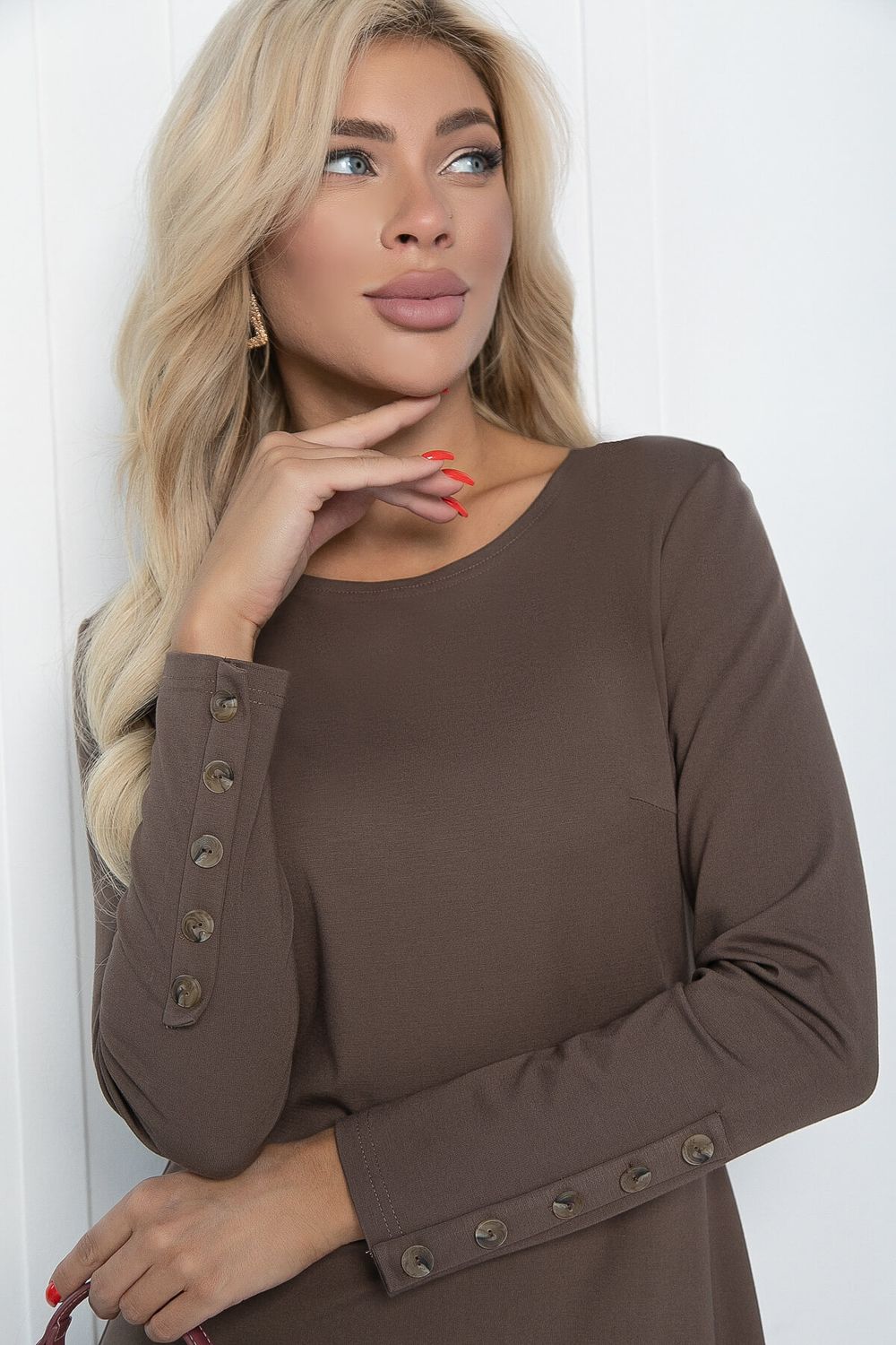 Платье Шоколад (коричневое) П11296 LT Collection