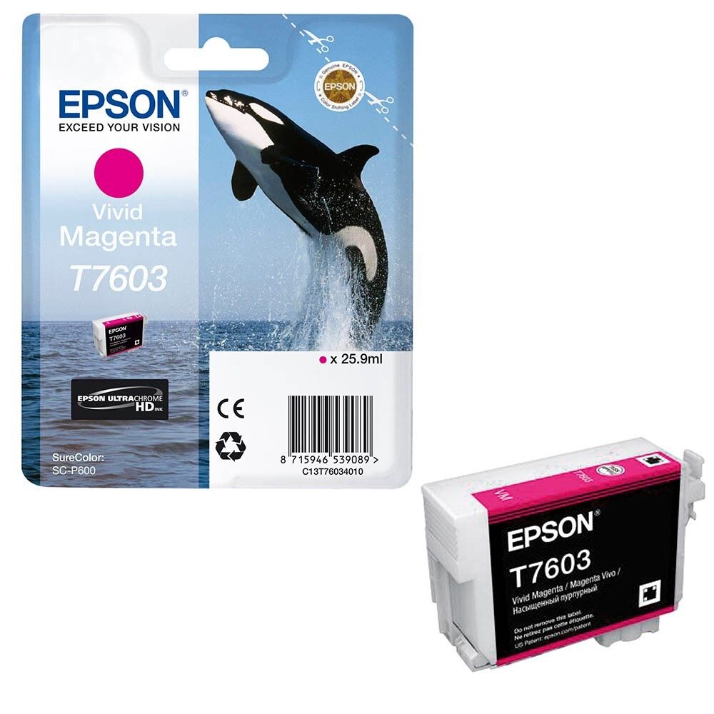 Картридж EPSON T7603 пурпурный для SC-P600