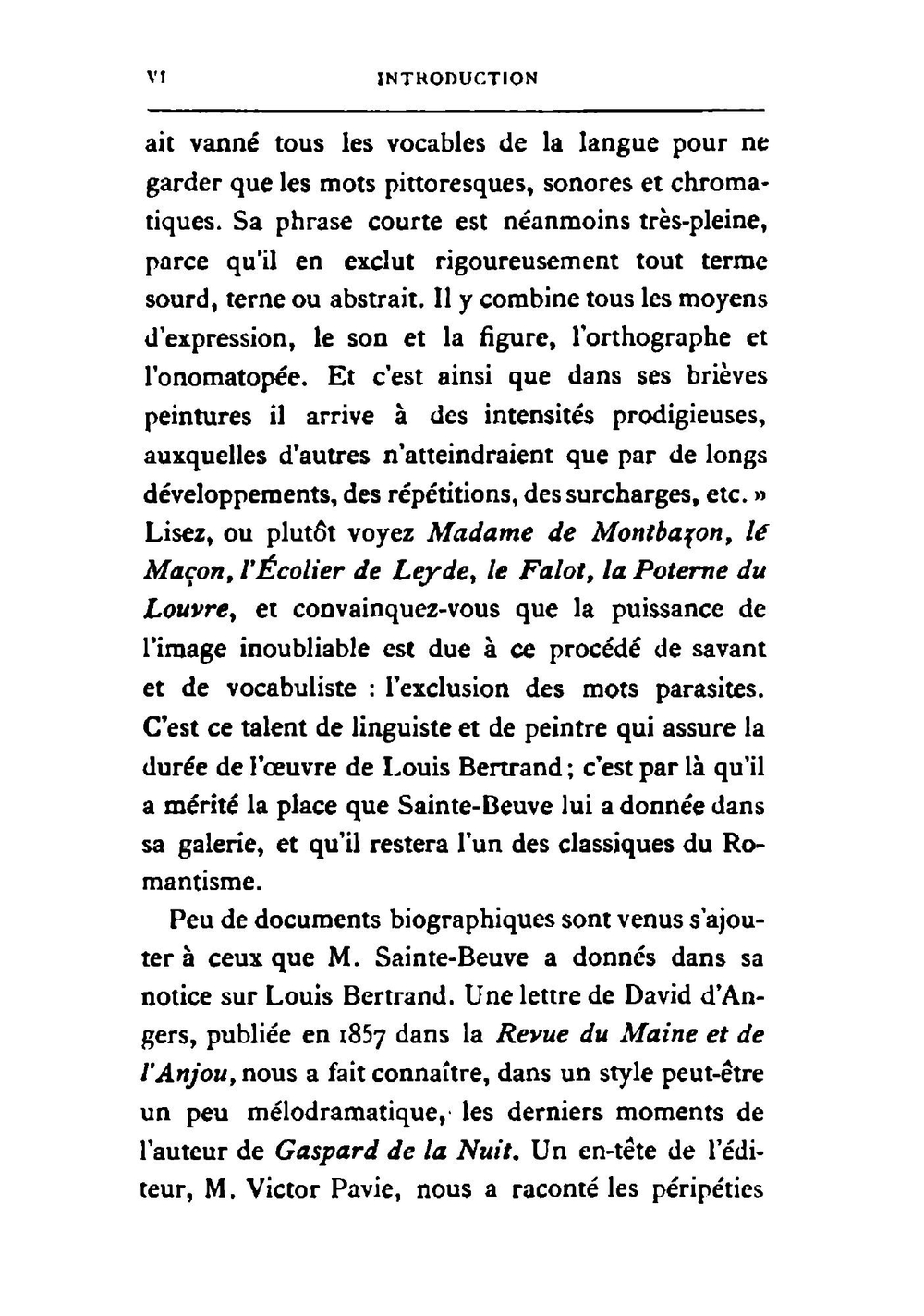 Gaspard de la nuit | Louis Bertrand
