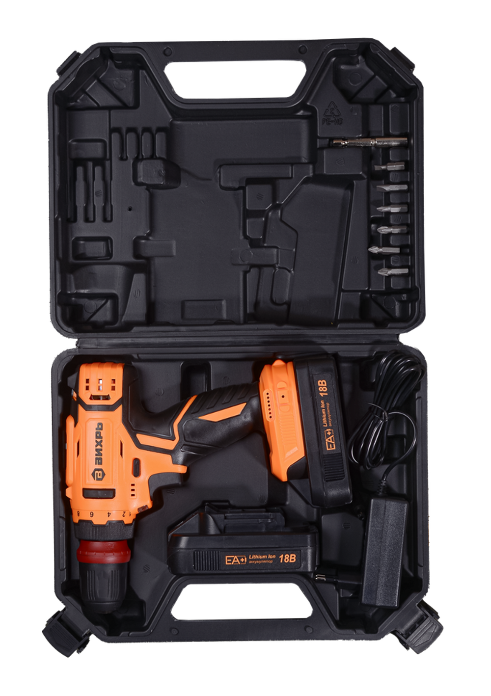 Дрель-шуруповерт Вихрь ДА-18Л-2КC