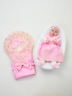 Конверт на выписку с платьем летний