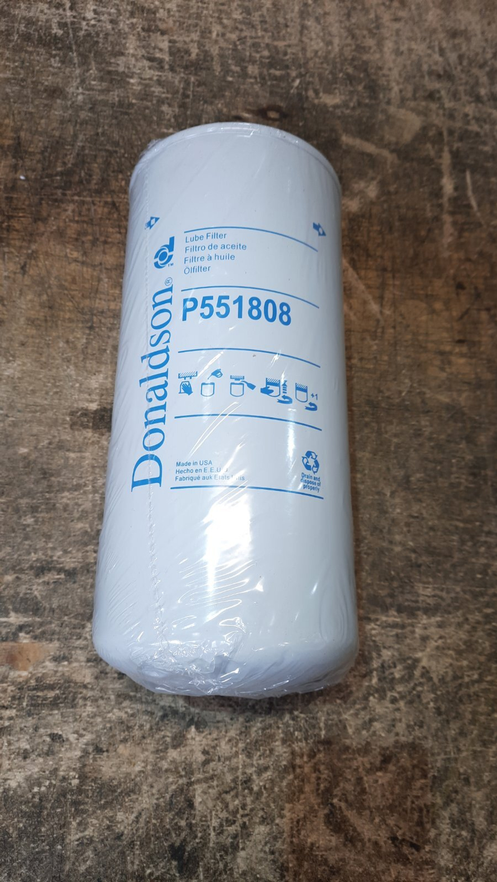 Фильтр масляный Donaldson P551808