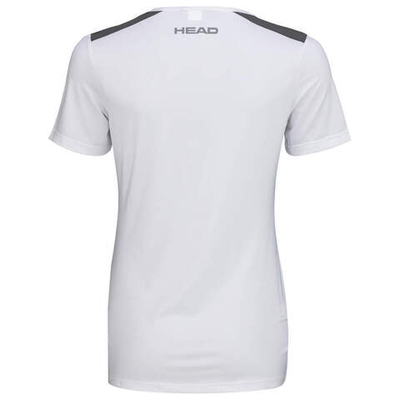 Женская теннисная футболка Head Club 22 Tech T-Shirt W - white/dark blue