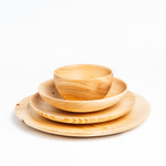 Набор деревянных тарелок блюдо Art of Siberia из древесины Сибирского Кедра TN46