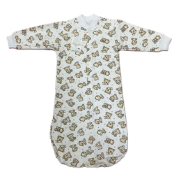 Спальный мешочек из футера на кнопках (100% хлопок с начесом) на рост 68 см, цвета в ассортименте