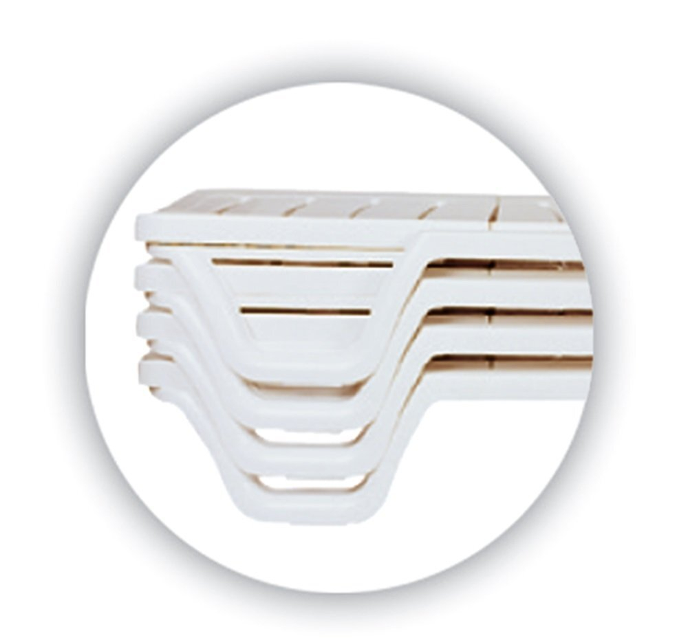 Шезлонг-лежак пластиковый Siesta Garden Bahama, белый