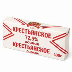 Масло Масленково Крестьянское особое 72,5% 400гр (красный)