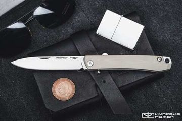 Нож складной NC Custom Respect (AUS-10 satin, G10 tan)