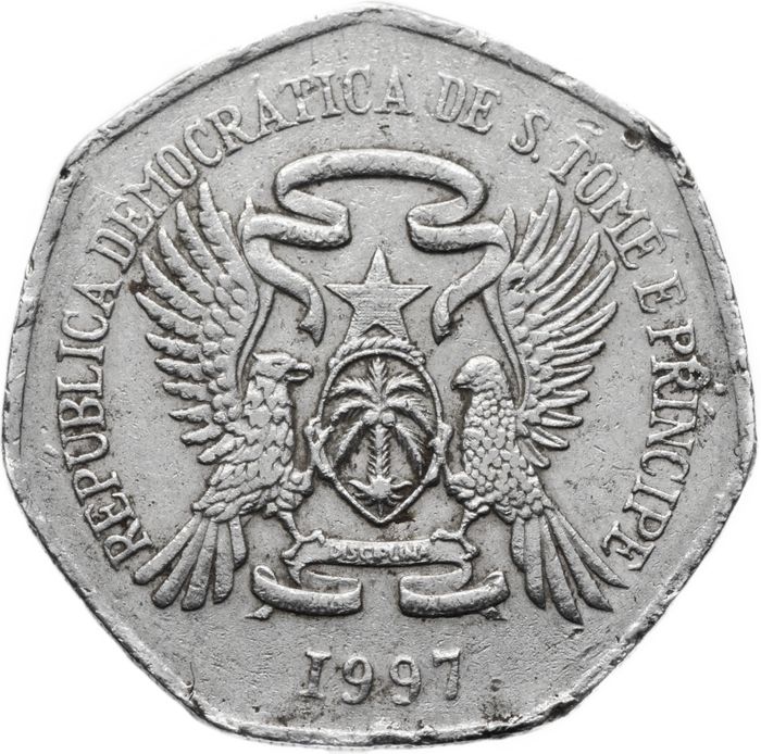 2 000 добр 1997 Сан-Томе и Принсипи F-VF