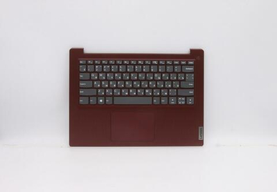 Верхняя панель с клавиатурой (топкейс) для ноутбука Lenovo IdeaPad 5-15IIL05/5-15ARE05/5-15ITL05/5-15ALC05. раскладка - русская, без подсветки, красная (5CB0X56715), оригинал