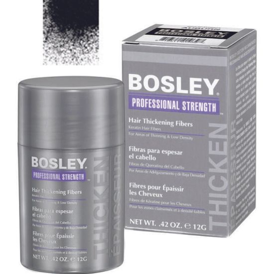 ВОЛОКНА КЕРАТИНОВЫЕ (ЧЕРНЫЕ)/BOS VOLUMIZE HAIR THICKENING  FIBERS  (BLACK) 12 g/BP-STY00012N