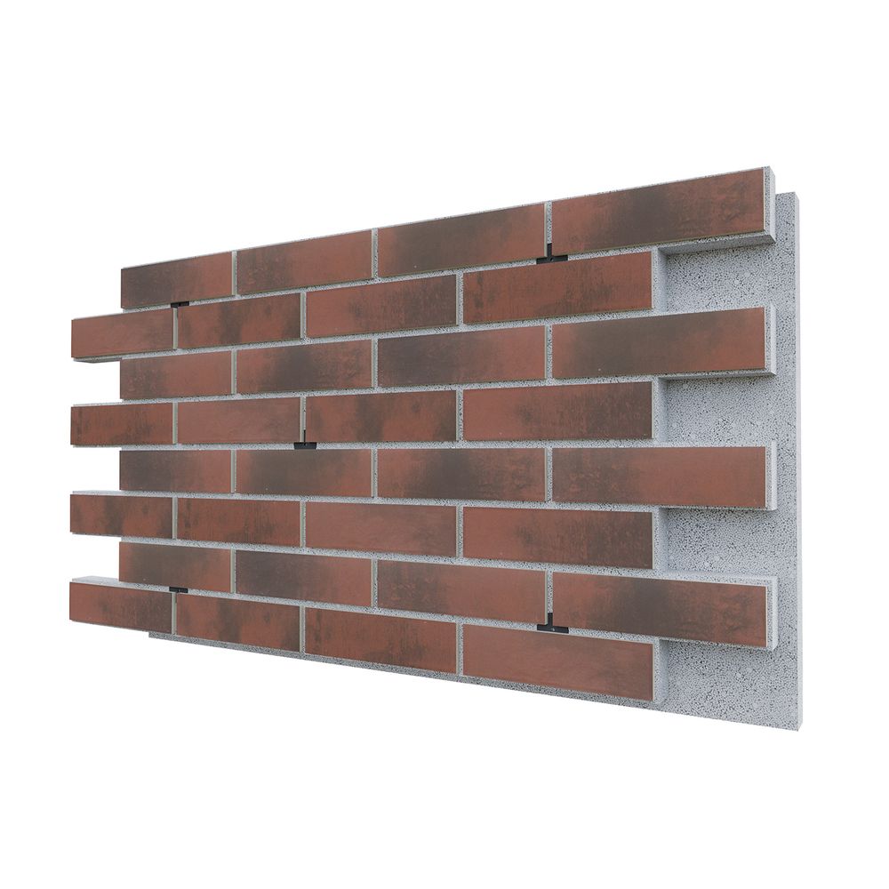 Негорючая термопанель ППС PRO BestPoint Exclusive Red Wine 0,612 м², 1020x600 мм