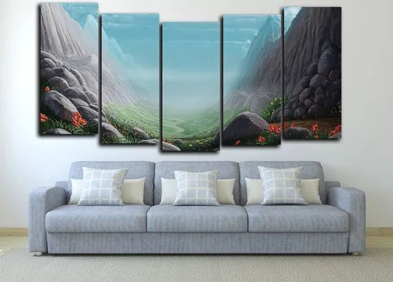 Модульная картина "На скальной арке"