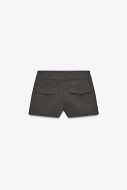 ZARА ШОРТЫ МИНИ, АНТРАЦИТОВО-СЕРЫЙ